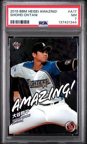 2019 BBM Heisei Amazing! Shohei Ohtani PSA 7 #A17