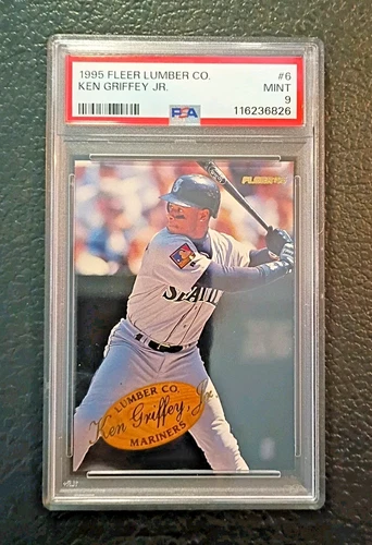 Ken Griffey Jr  PSA 9 Mint - 1995 Fleer Ultra Lumber Co. Insert #6 Of 10 HOF