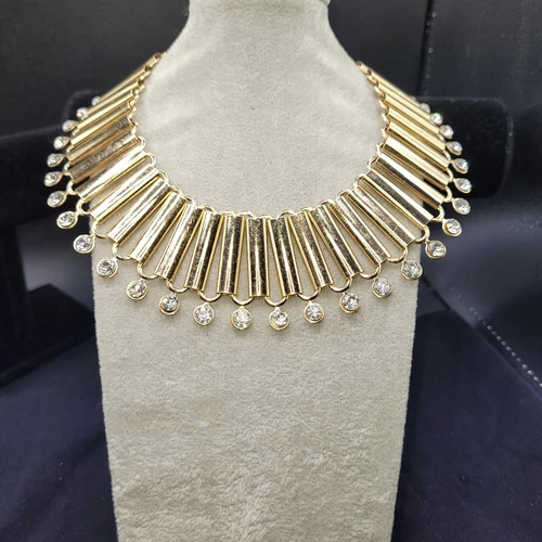 VETEMENTS LAVISA* collana coller tono oro 16"+3" buone condizioni