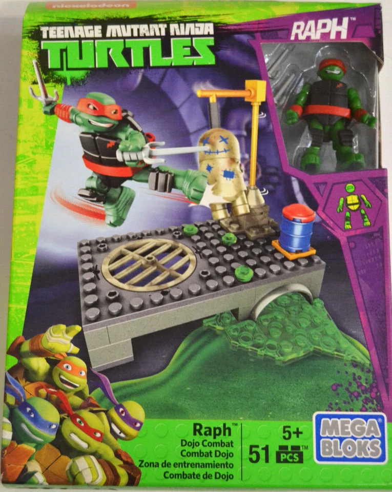 Mega-Bloks Teenage Mutant Ninja Turtles RAPH  Dojo Combat  NEU&OVP  DMX35 - Bild 1 von 1
