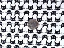 Dear Stella Cat Heads- Les Chats Noir -The Black Cats -By The Yard-LW1770