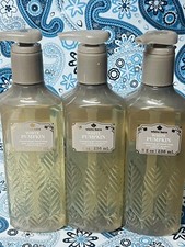 Bath Body Works White Pumpkin Cleansing Gel Hand Soap Fall 8 fl oz Set of 3
