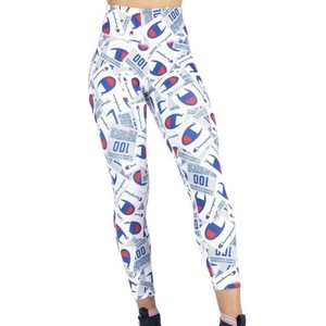 Print Leggings Work Out Pants 