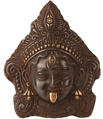 Brass Goddess Maa Kali Wandbehang Figur Statue Für Home Office Deko