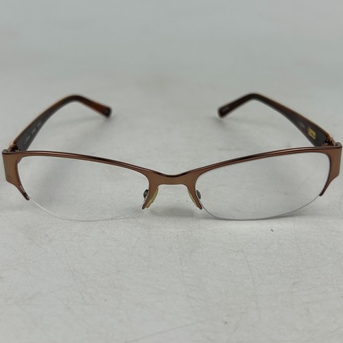Cole Haan Ch900 Brille Topas Unisex Erwachsene Braun Metall Halbrand 53-17-130mm - Bild 2 von 13