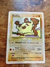2002 Mankey 81/110 Pokemon Legendary Collection Reverse Holo Foil Pop 29 on eBay