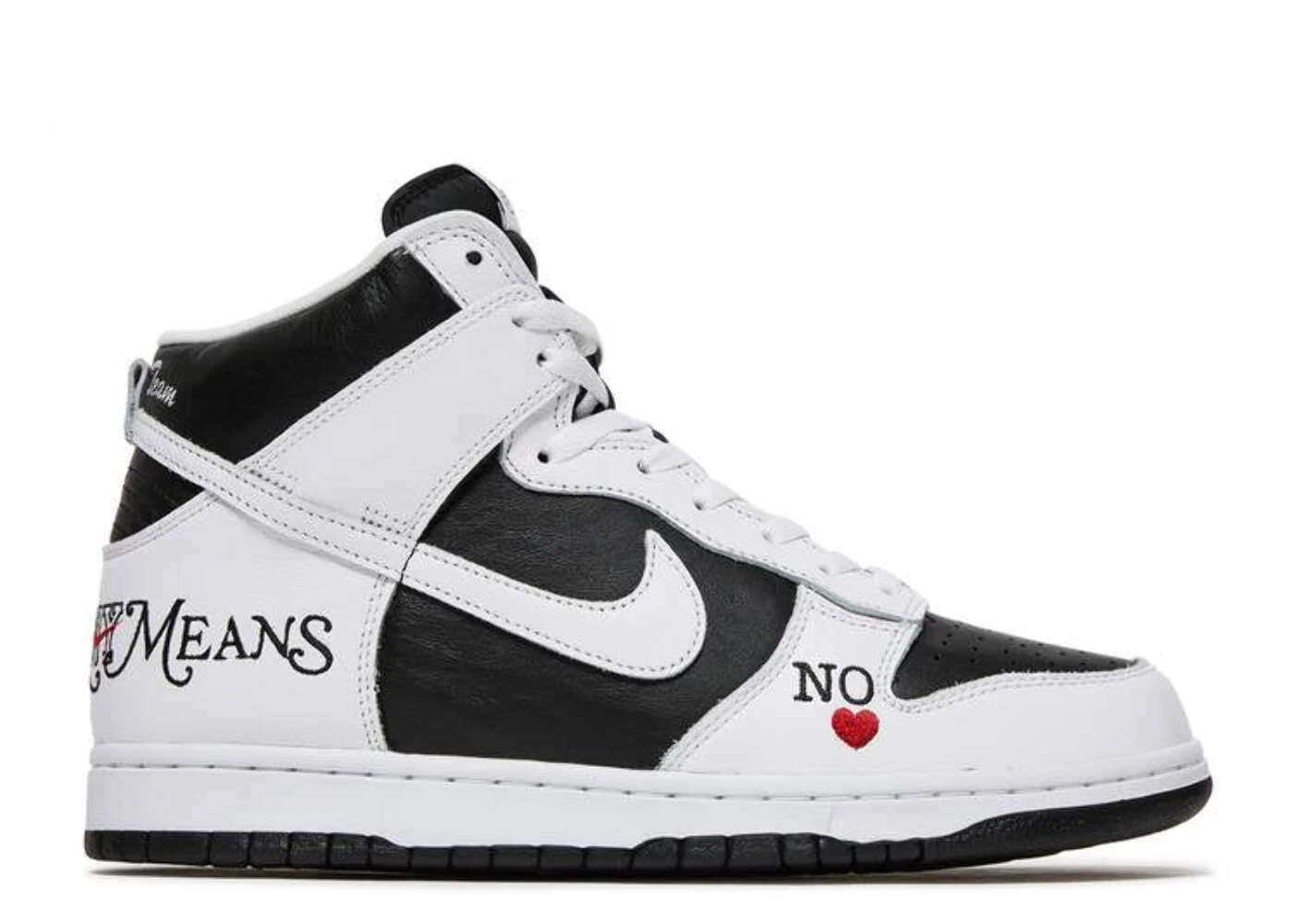 Nike SB Dunk High Supreme By Any Means noir