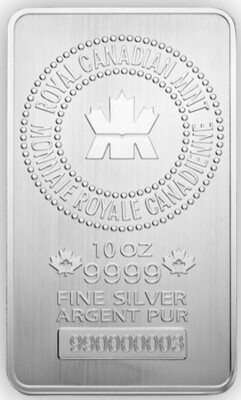 バマスト8 シルバーブレード 10 oz RCM Silver Bar .9999 - Ships from Canada | eBay