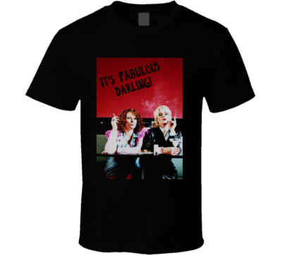 Absolutely Fabulous Logo Tv Show Black T Shirt