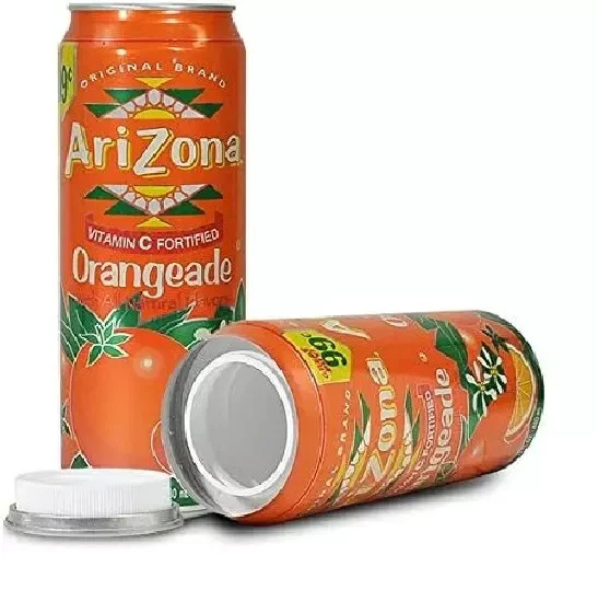 Arizona Orangeade Can Diversion Safe Secret Stash Storage Container