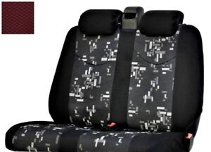 compatibili con sedili con airbag 2007 - in Poi bracciolo Laterale sedili Posteriori sdoppiabili R04S0177 rmg-distribuzione Coprisedili compatibili per QUBO Versione