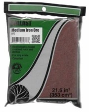Woodland Scenics  New 2024  Iron Ore Medium Ballast  Any Scale  B77
