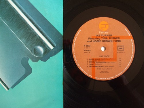 LP IKE & TINA TURNER + HOME GROWN FUNK THE EDGE 1980 - IN NICE CONDITION NM - Picture 2 of 6