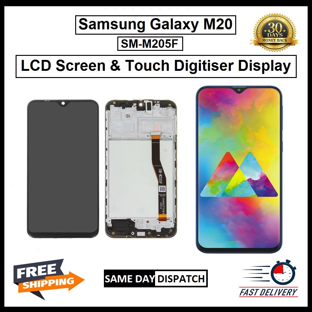 For Samsung Galaxy M20 SM-M205F Display Screen Replacement LCD