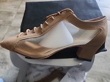 DSOL Ballroom Alma Danza Latin Satin Dance Shoes Sandals Sz 8 A264304 NEW