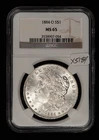 1884-O $1 Morgan Silver Dollar - PQ Coin - NGC MS 65 - SKU-X5184