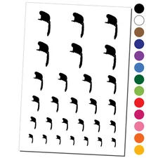 Squirrel Monkey Solid Temporary Tattoo Water Resistant Set Collection