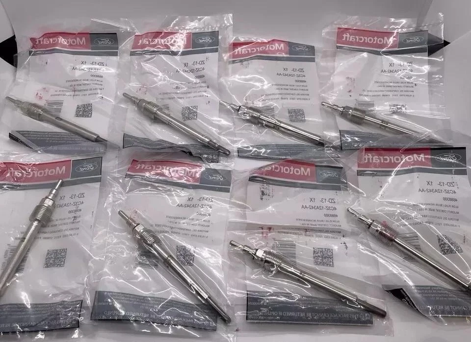 8x Glow Plug ZD13 For Motorcraft 04-07 Ford F250 F350 F450 6.0L 4C3Z12A342AA Foto 2 de 4