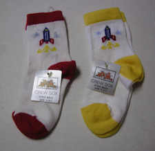 Socks, Boy, 2 Pairs, By Gold Medal, Sock Size 6-7.5 Shoe Size 7-11, Crew Style