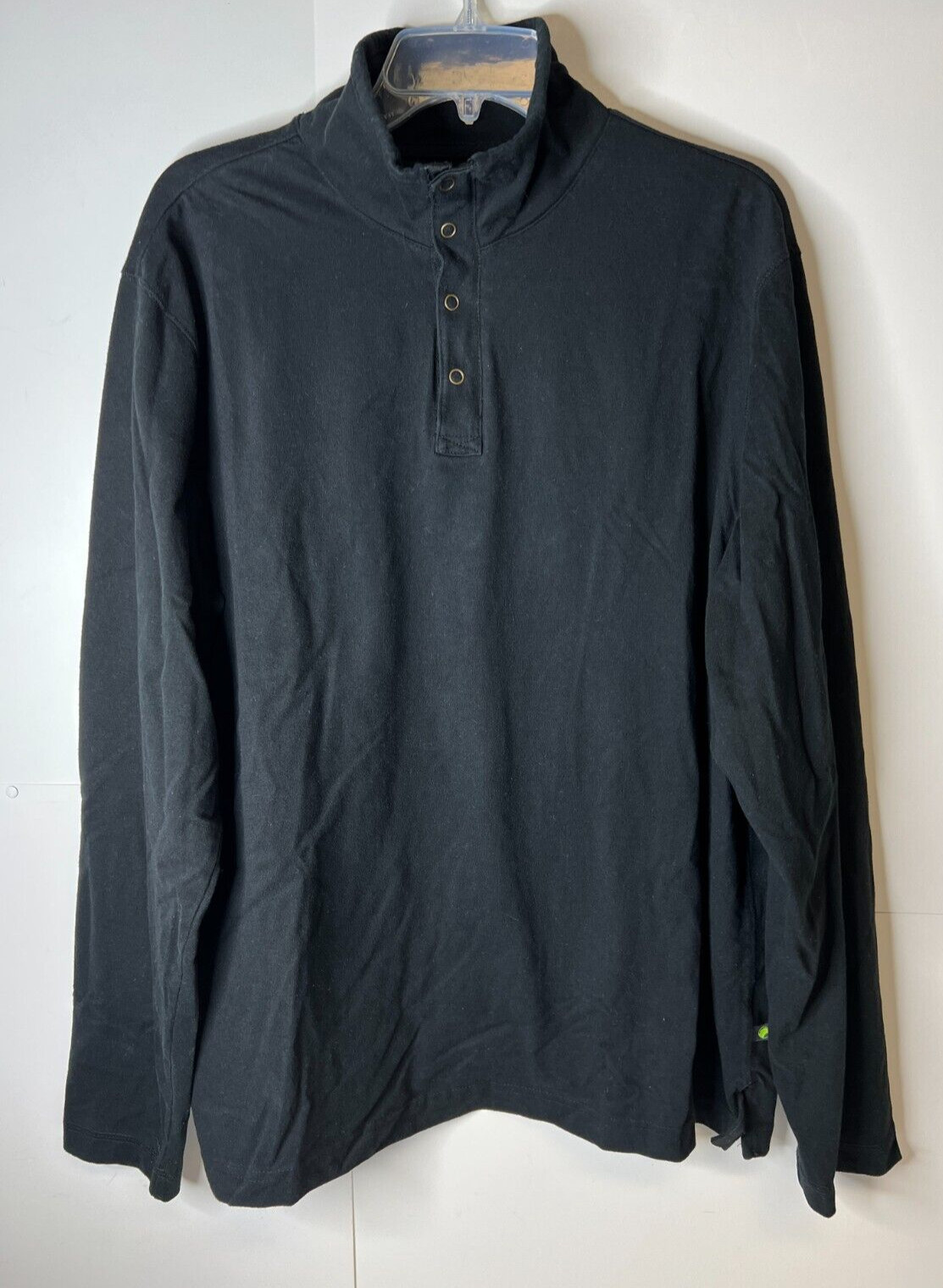 John Bartlett Consensus Men's Size XL Black 1/4 Zip Pullover Sweater Top
