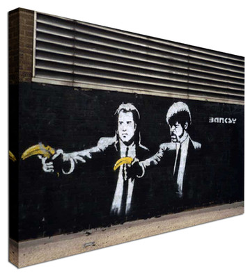 Pulp - NEW BANKSY Leinwand Wandbild Bild Druck
