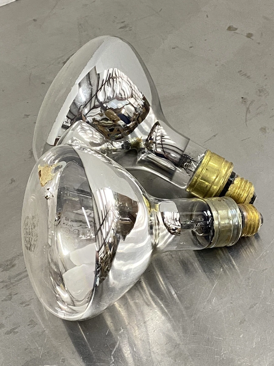 2 Pcs. Sylvania Infrared Heat Lamp Light Bulb 115 125V