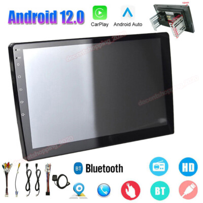 Android12 Car Stereo GPS Navi MP5 Carplay 10.1'' Double 2Din WiFi Quad Core Radio