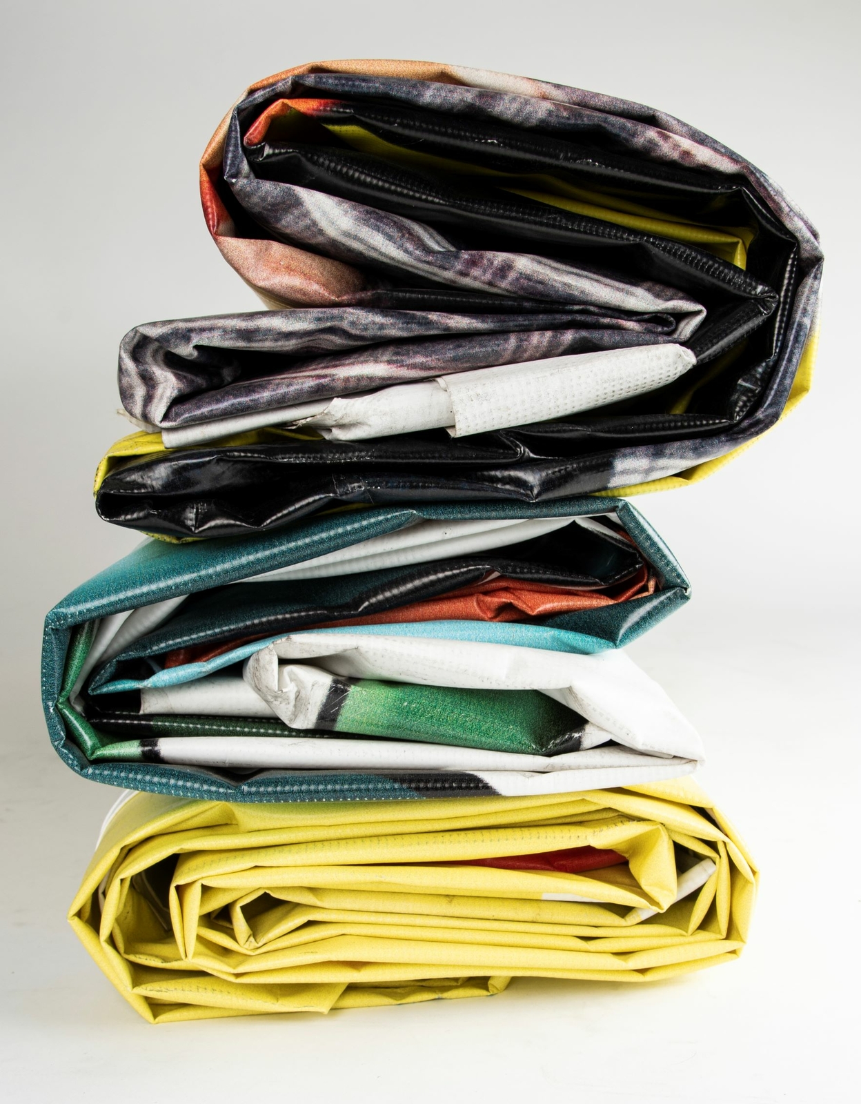 14' x 48' Vinyl Tarp 11 Mil 9 oz ReUsed Billboard Black Cover Hay