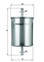 Mahle Original KL2 Kraftstofffilter FüR VW Audi Seat Skoda Peugeot Renault Ford