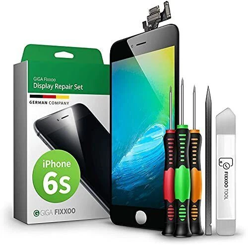 Giga Fixxoo IPhone 6s Display Set Completo Nero 15195-Giga Accessorio IPhone - Foto 1 di 1