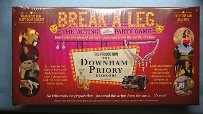 Break A Leg The Acting Party Game The Downham Priory Diamonds Interaktiv Neu
