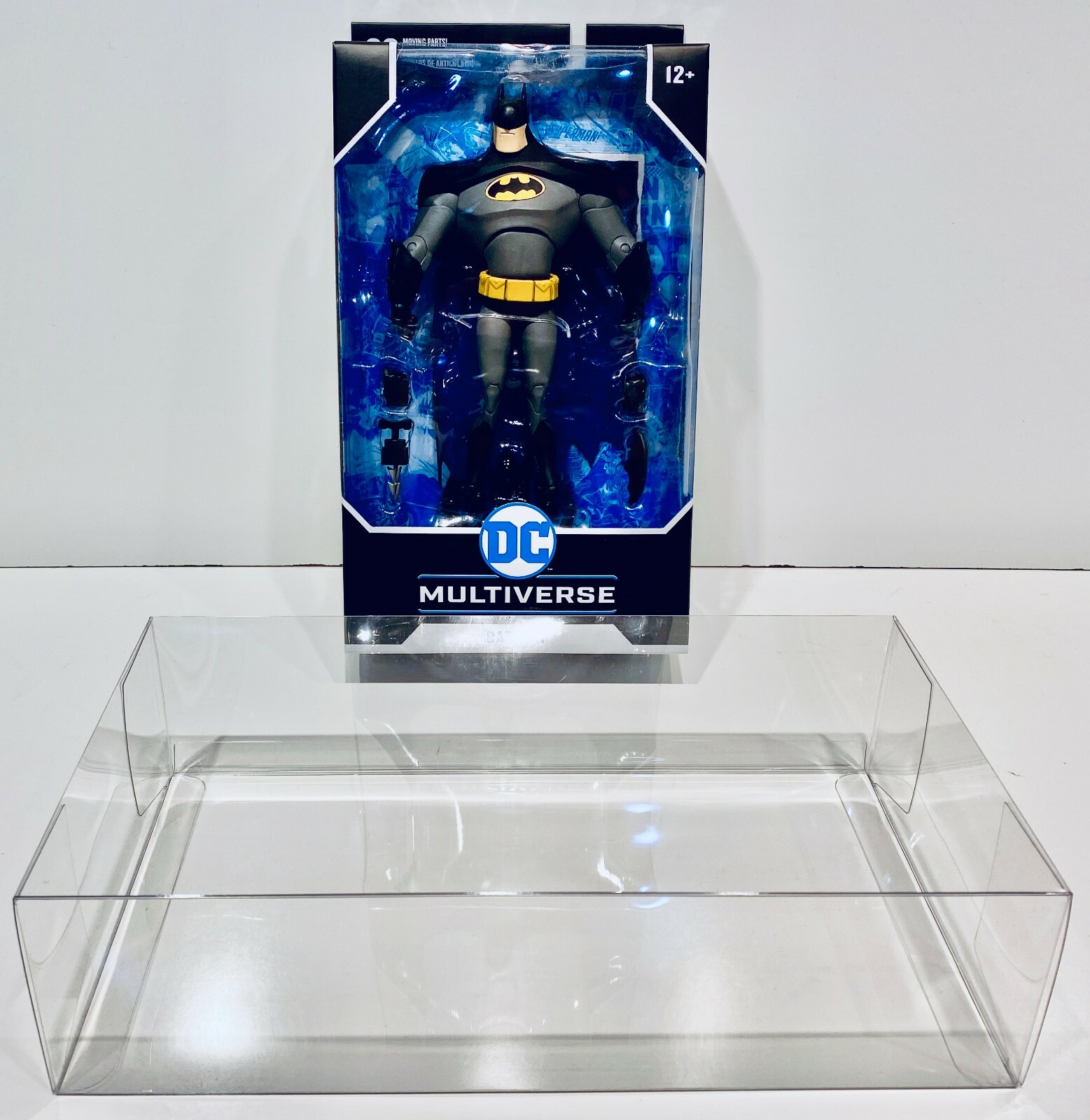 50 Box Protectors For Black / Blue Box DC Multiverse Action Figures  READ!   