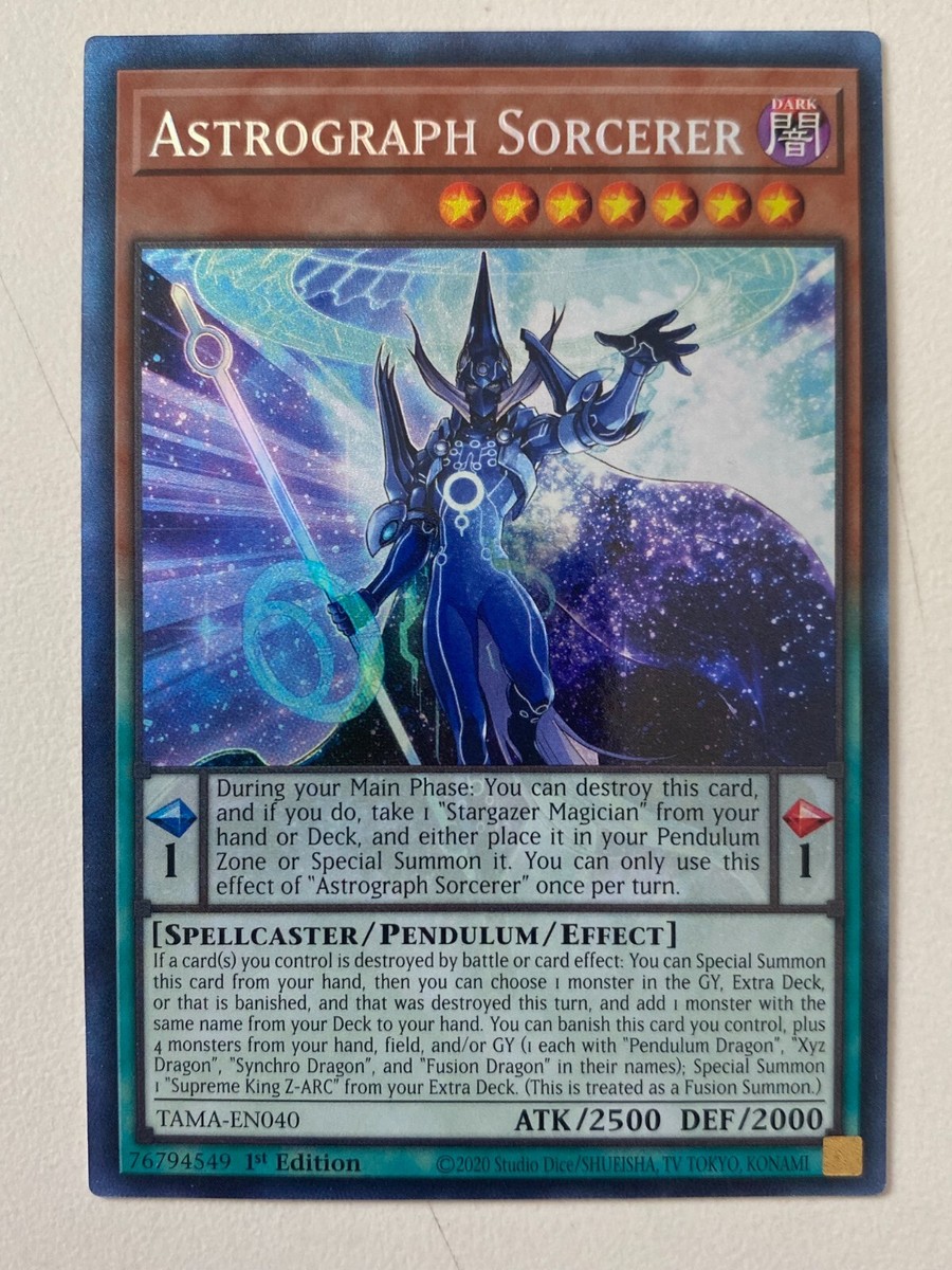 Yugioh - Astrograph Sorcerer - 1st Edition Collector's Rare NM