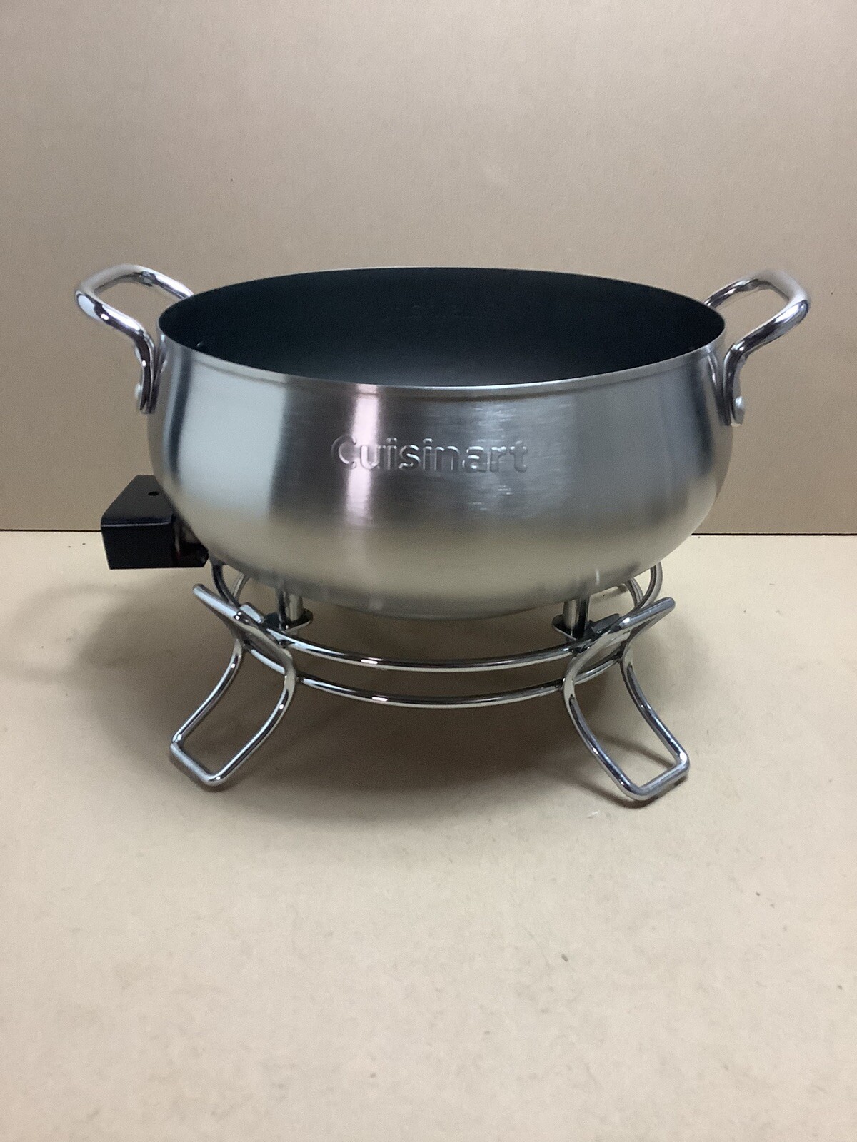 Cuisinart 3Quart Electric Fondue Pot w/ Forks Stainless Steel CFO3SS