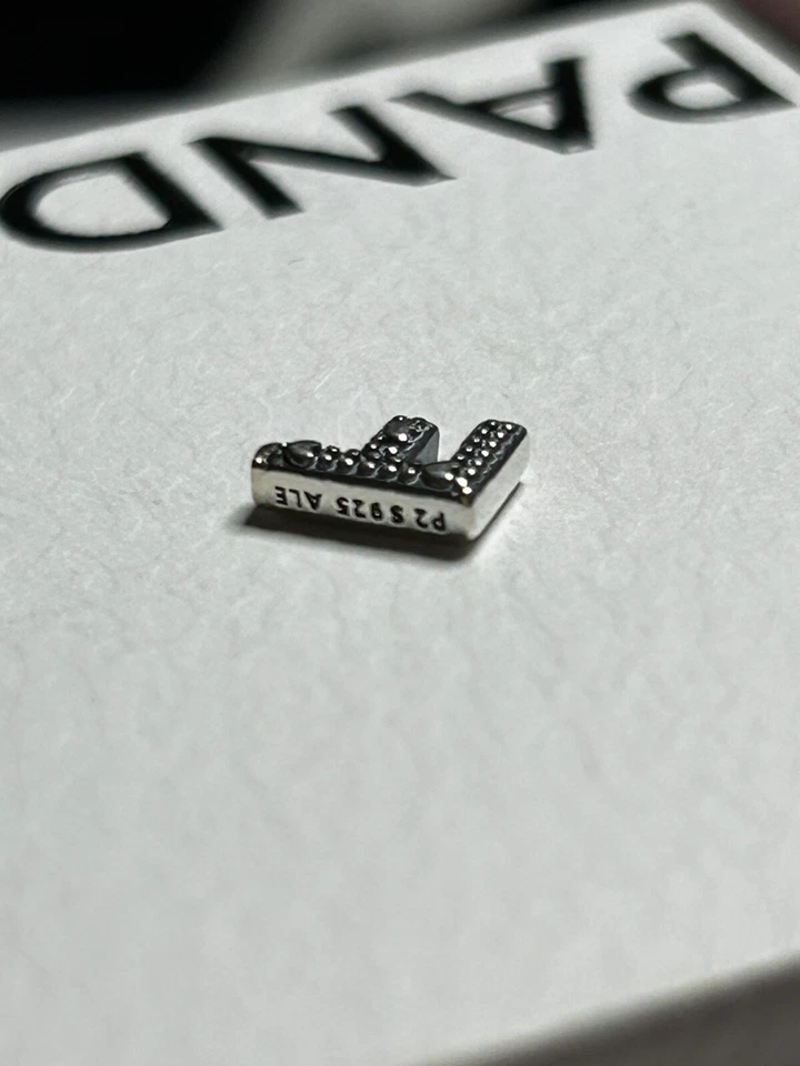 Authentic Pandora 🌟 Mini Petite Floating Locket 🌟 Letter F 🌟 P2 S925 ALE - Image 3 of 3