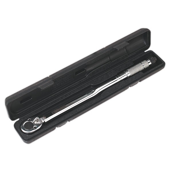 S0456 Torque Wrench 1/2"" Square Drive Garage Workshop Hand Tool By Sealey