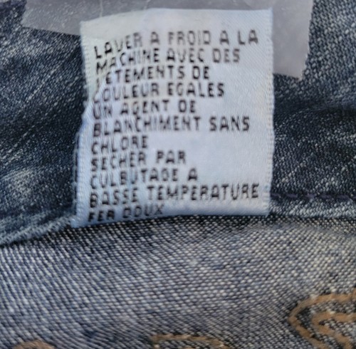 Talbots Wide Leg Medium Blue Wash Jeans Embroidery on Front/Back Size 12 Petites - Bild 7 von 13