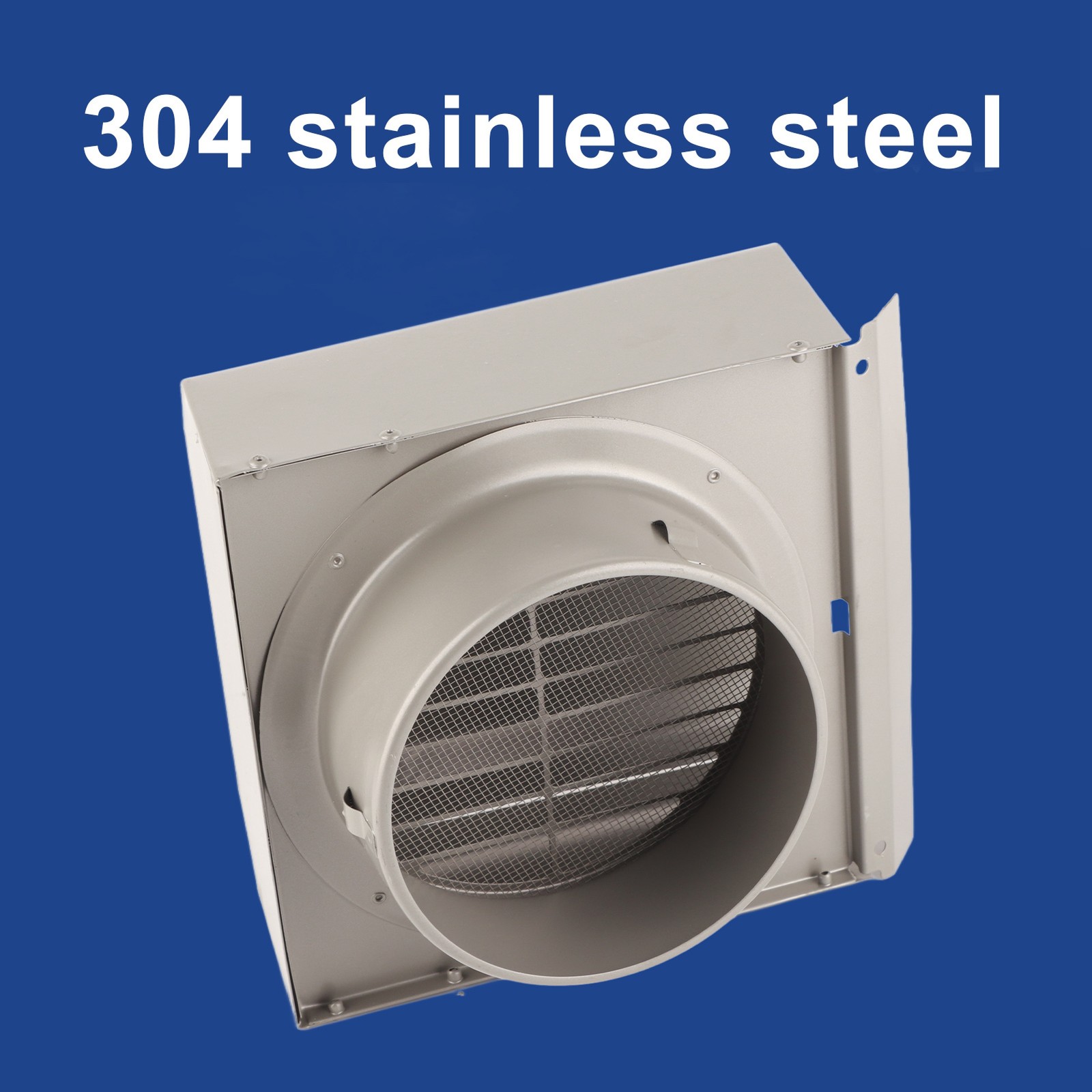 Stainless Steel Ventilation Duct Wall Air Vent Cap For Ventilator Exhaust Fan Ra