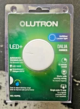 Lutron Dalia LED+ Single-pole/3-way LED Illuminated Light dimmer switch White
