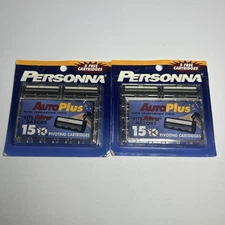 Gillette Co (2) Personna Auto Plus Alta Razor Cartridges Alta Razors 15 Cartri