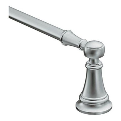 Moen YB8424CH Weymouth 24 In. Wall Mounted Single Towel Bar In Chrome