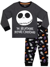 Disney Pigiama Ragazzi The Nightmare Before Christmas Nero 5-6 Anni