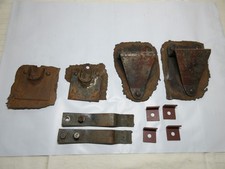 2 Ford Gpw Jeep Willys Mb Rear Seat Kit And Brackets - Original 2 Ford Gpw Jeep Willys Mb Rear Seat Kit And Brackets - Original