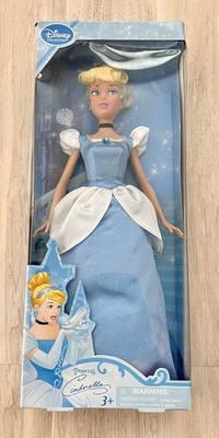 NEW Disney Princess Collection Cinderella Doll 12'' Retired Blue Sparkle Dress
