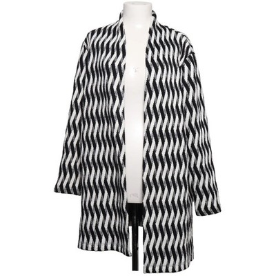 Erfo Pure, Strickjacke, Damen, Größe: 44, Schwarz/Weiß #Kl0
