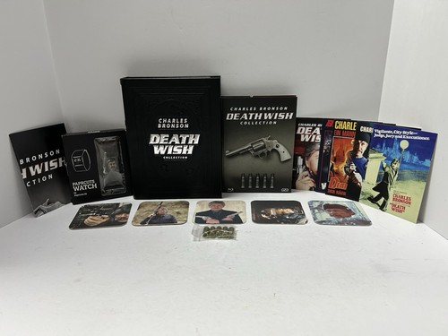 NSM Records Death Wish 1-5 Leatherbook Collection Blu-ray German 343/500
