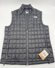 The North Face Men  s Thermoball Vest Insulated Full Zip - Men's Size M Gray NWT