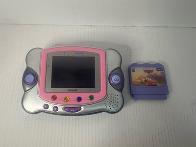 VTech V.Smile Pocket Learning System Console And Cars Game. READ DESCRIPTION.