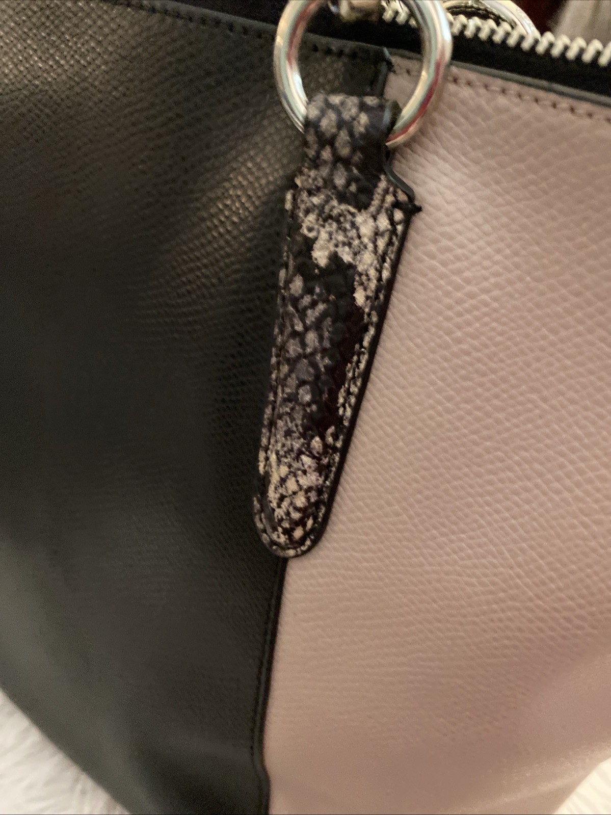 COACH Ava TWO TONED PYTHON LEATHER COOPER SATCHEL… - image 14