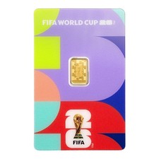 1 g Gold Bar FIFA World Cup 26™ Pamp Suisse - Limited 7500 Mintage 6531.42 per troy oz